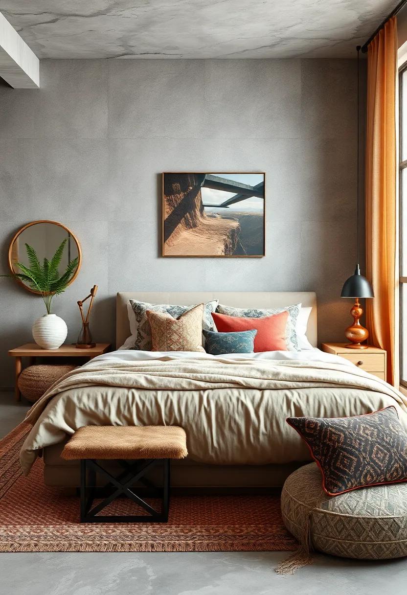 Use an Eclectic Collection of Throw Pillows in Varied Sizes and Prints