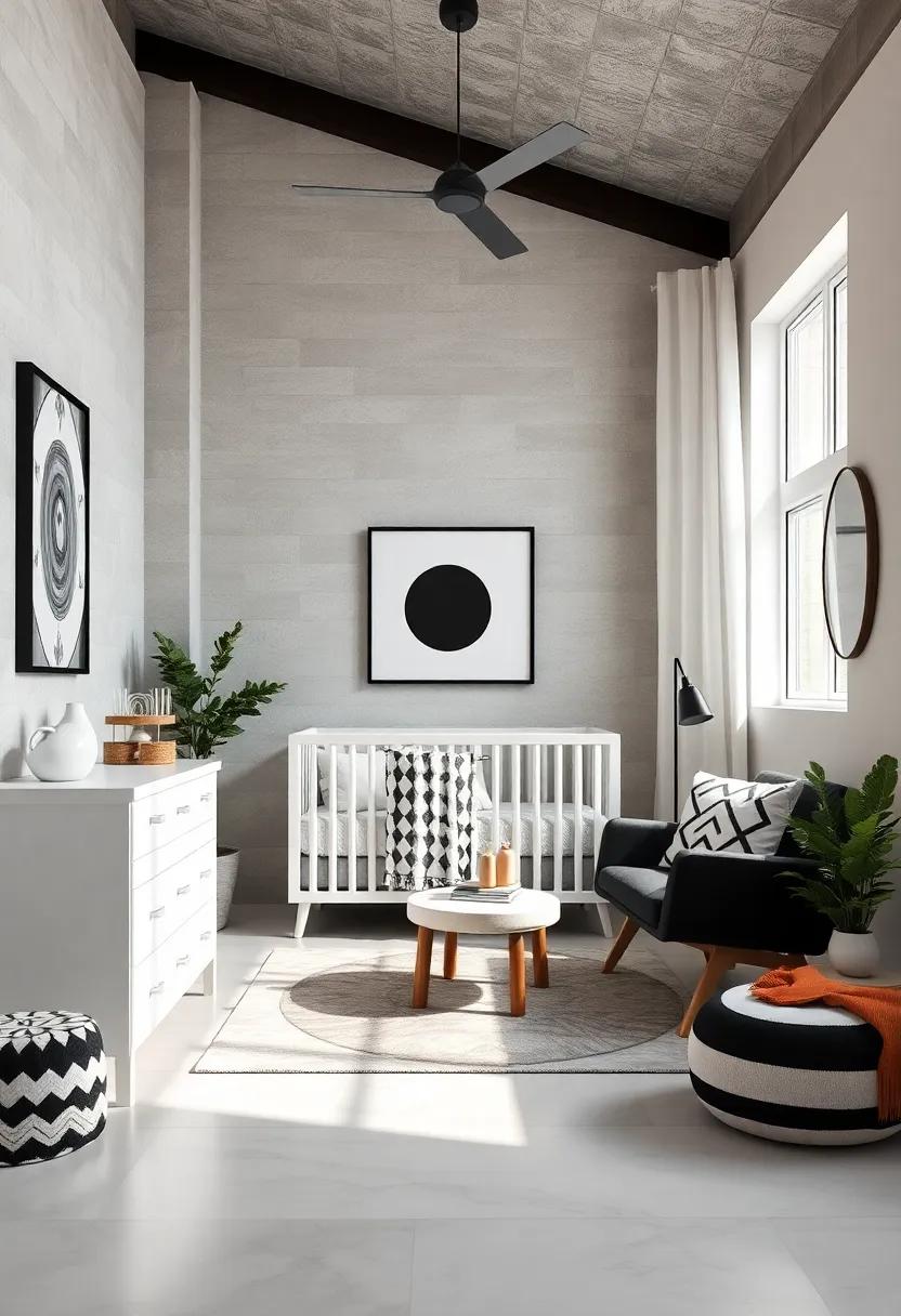 Integrate Black and White Accents for Contrast