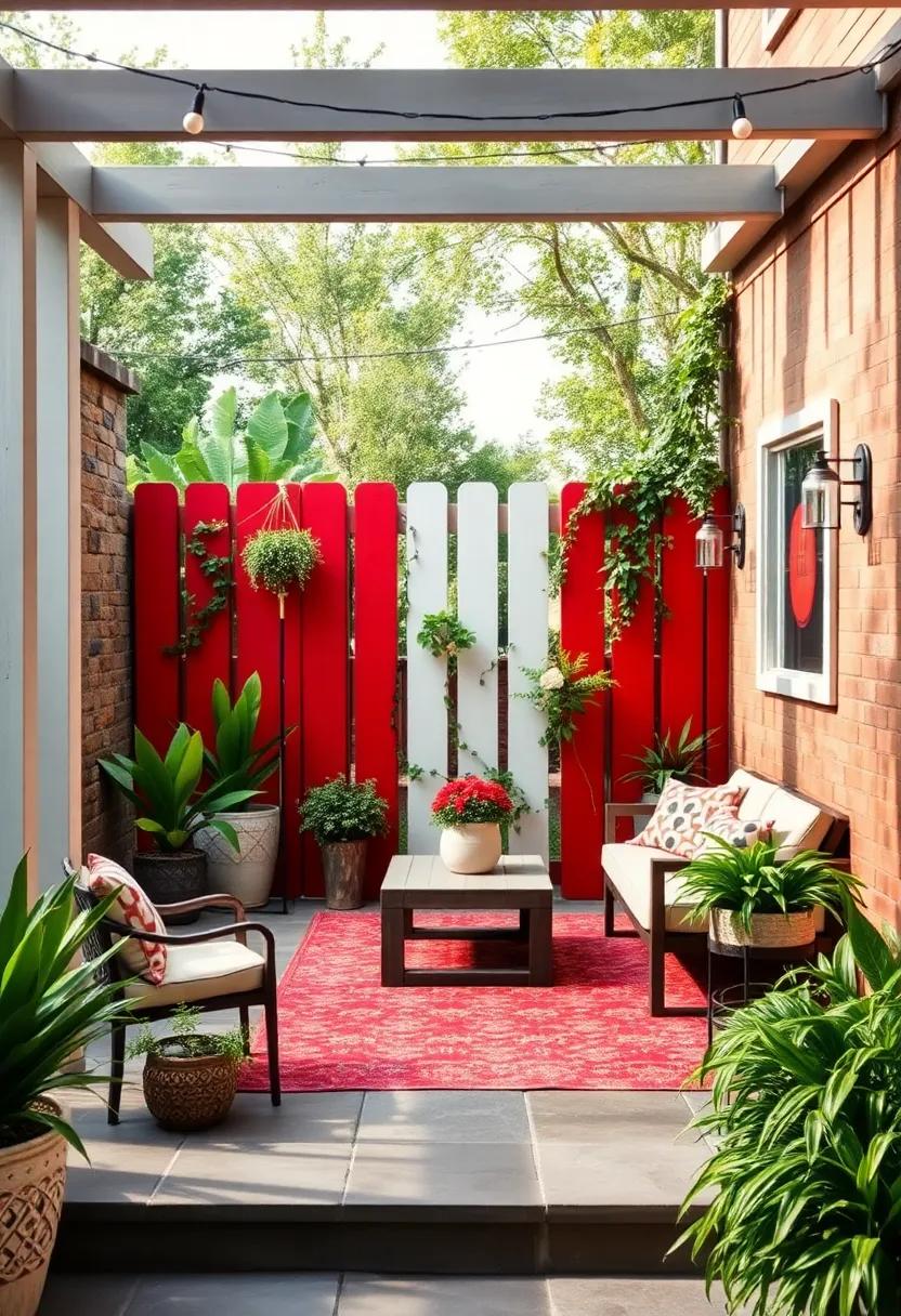 Rustic red with distressed white accents pays homage ‍to farmhouse ‌style while⁤ adding a pop of personality