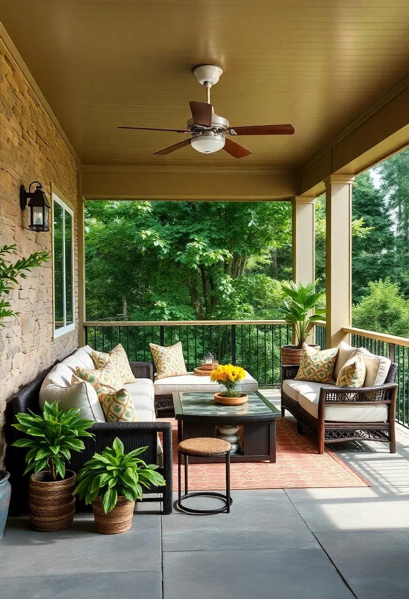 Cozy Corner Sectional Sofa with Sunbrella Fabric⁢ - Perfect for lounging with family, this sectional combines comfort with⁣ durable,⁢ fade-resistant‌ fabric