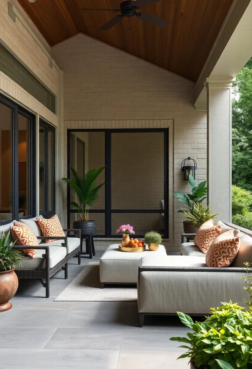 Plush Outdoor Ottoman with Waterproof Cover - A versatile ‍piece designed for comfort and quick cleaning after‍ weather ⁤exposure