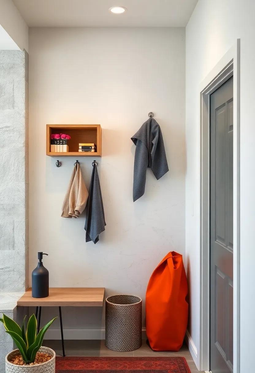 Select hooks with integrated⁣ shelves‍ or cubbies⁤ to hold essentials such as wallets, ​gloves, or ‍face masks alongside hanging⁤ items