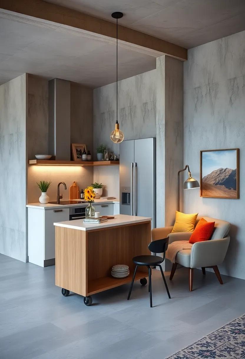 Opt for ⁤a⁤ rolling kitchen island that can ​be moved or stored as ⁣needed