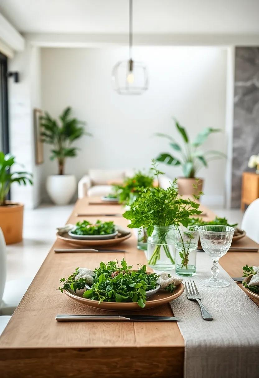 Sorrel Sparkle: Integrate sorrel for its‌ vibrant green color and slight tang as a fresh accent in salad plates or decor