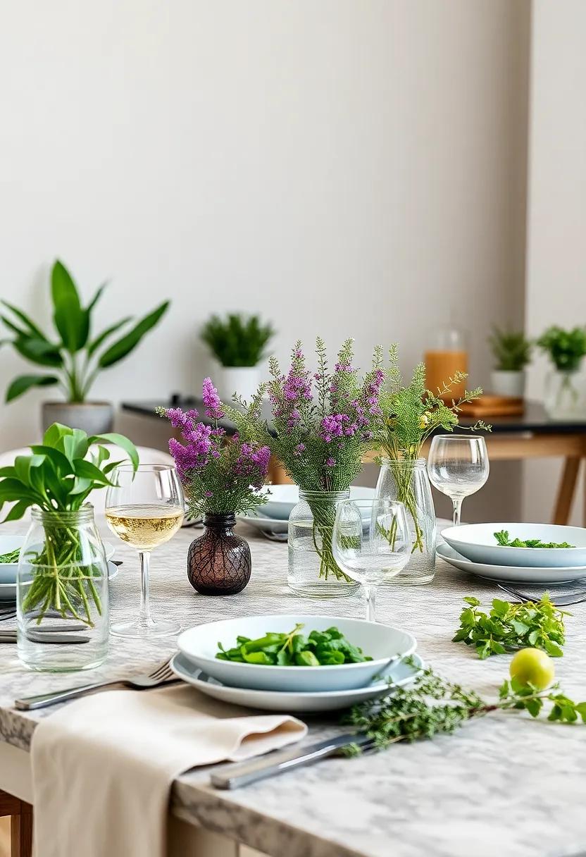 Lovage ‌Layering: Arrange lovage alongside other herbs to build⁤ dynamic, multi-dimensional table arrangements with fresh natural appeal