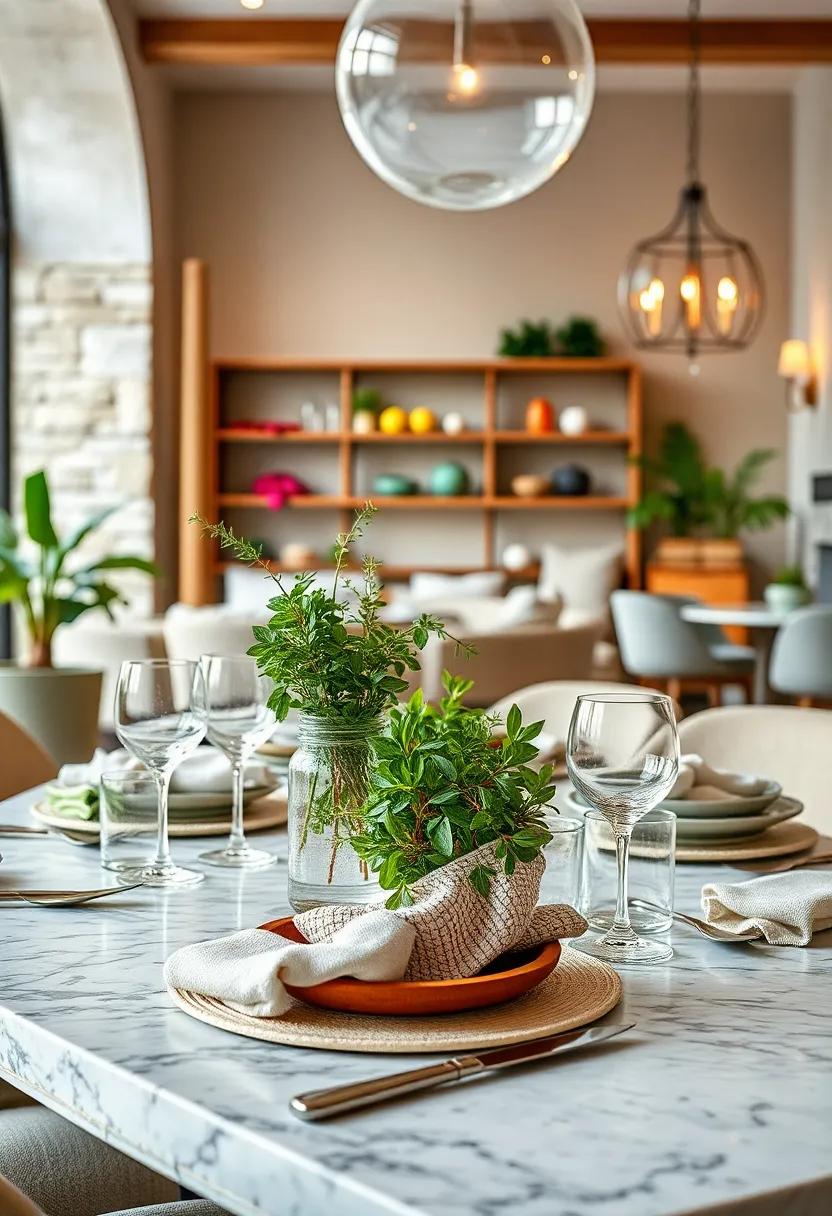 Tarragon Twist:​ Add tarragon ‍leaves to water glasses or condiment dishes for ​a unique anise-like scent and visual intrigue