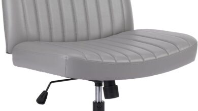 Our Take on the Sweetcrispy No-Wheel Wide Swivel Office Chair