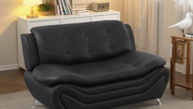 Our Take on the Modern 3-Piece Faux Leather Sectional Sofa Set