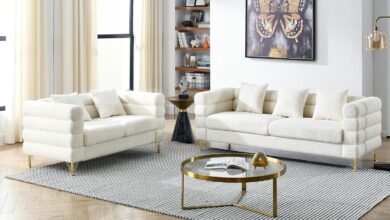 Our Honest Take on the Cozy Cloud Sofa Set with Gold Legs