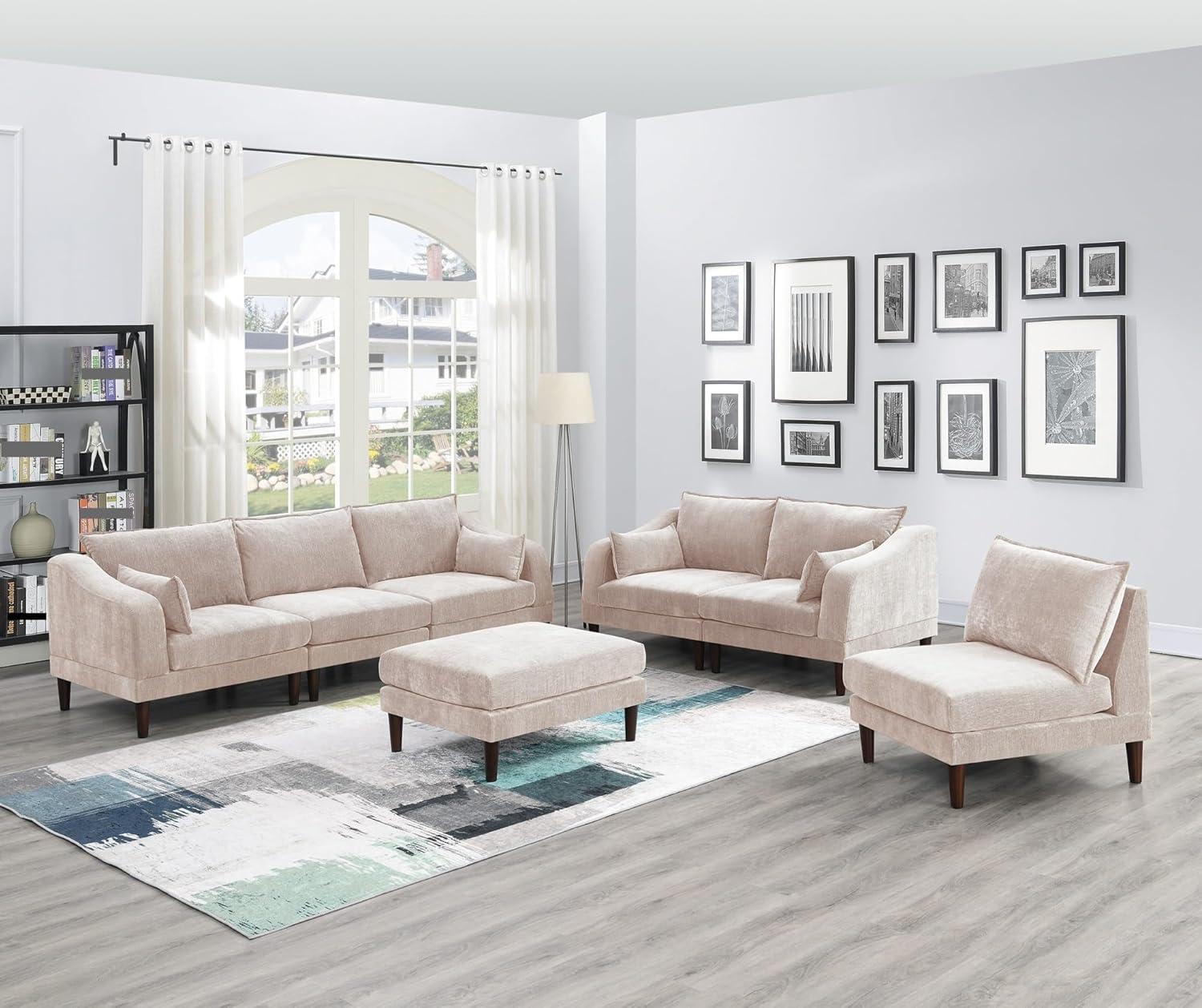 How We Transformed Our Living Room with a 6-Piece Modular Sofa Set