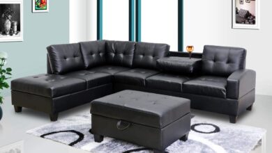 Our Take on the GTU L-Shape Faux Leather Sectional Sofa Set