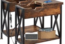 How We Loved the TooCust End Tables with Built-In Charging Power