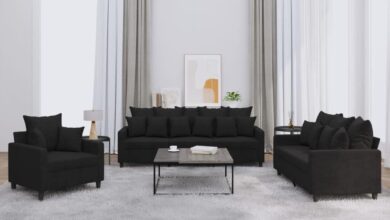Our Honest Take on the Black Velvet 3-Piece Sofa Set