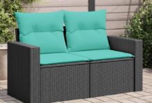 Our Honest Take on the Modern 2-Seater Black Patio Sofa Set