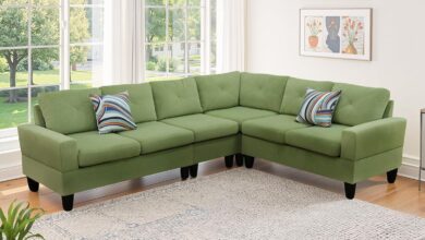 Why We Love the NicBex Apple Green Modular Sofa Set