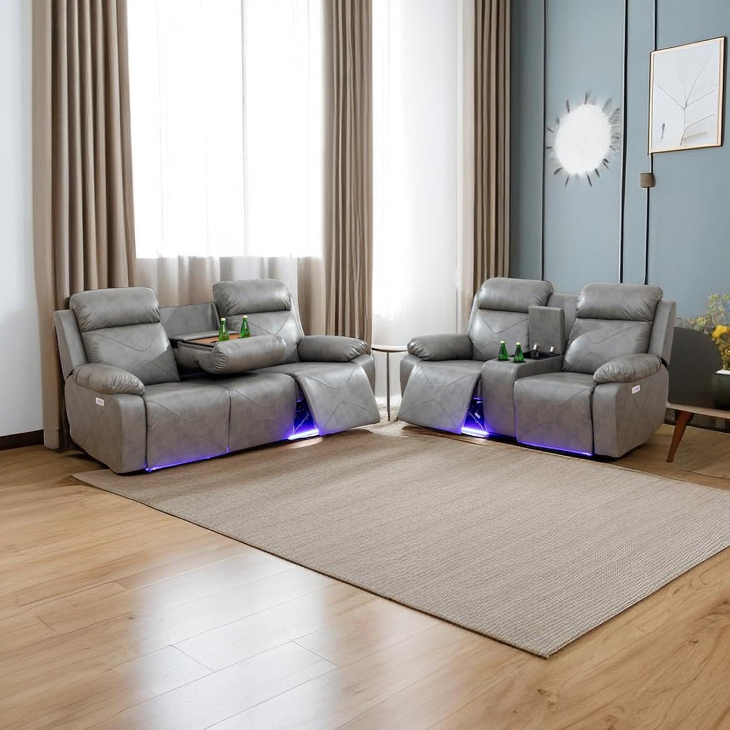 Our Honest Take on the Ainehome Power Leather Recliner Set