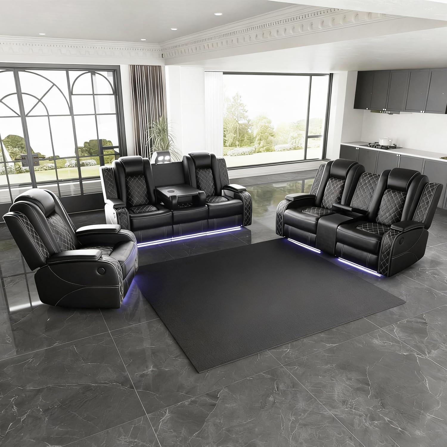 Our Honest Take on the Power Leather Recliner Sofa Set with Storage