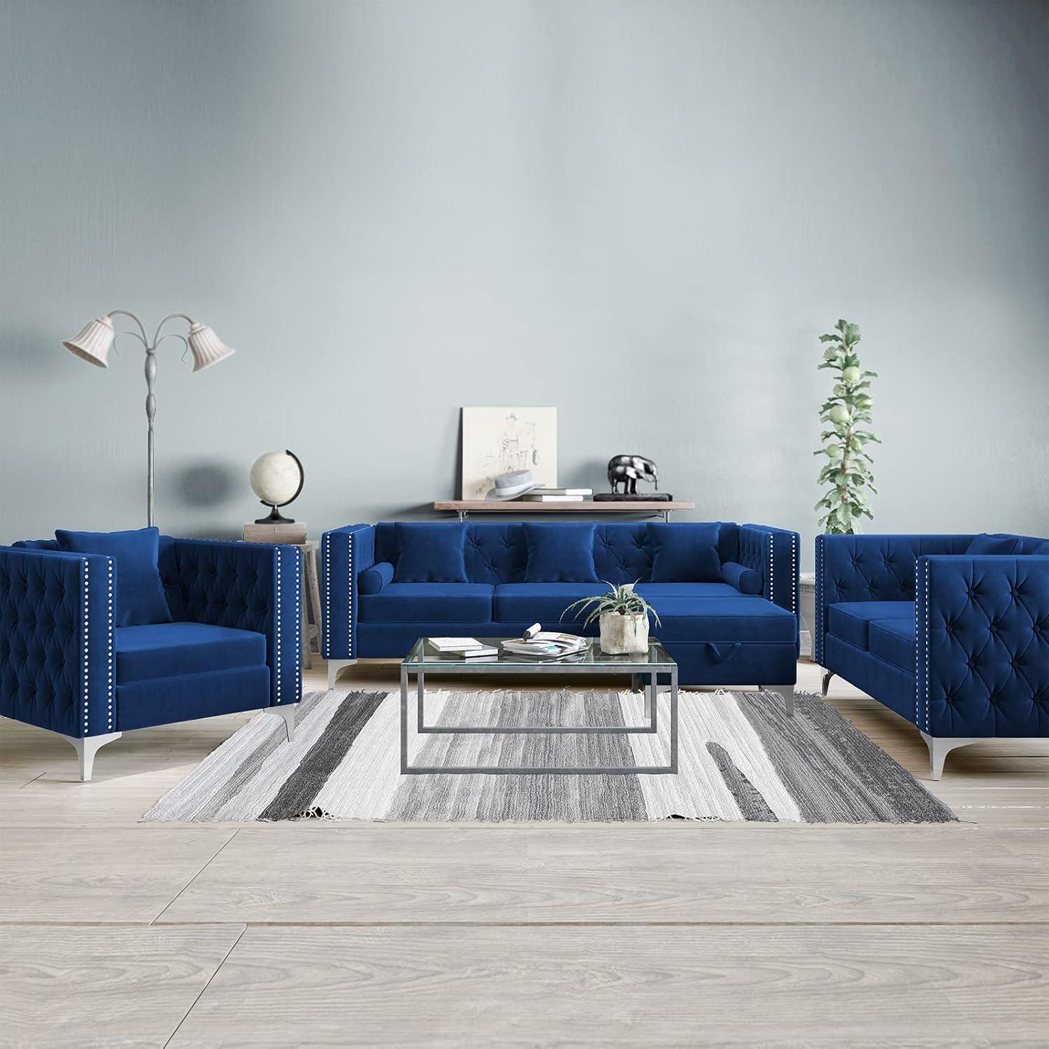 How We Loved the Mjkone Convertible Sectional Sofa Set