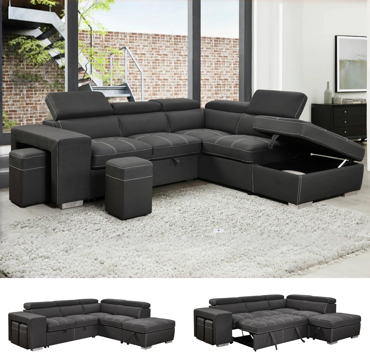 Our Honest Take on the THSUPER 104″ L-Shaped Sleeper Sofa