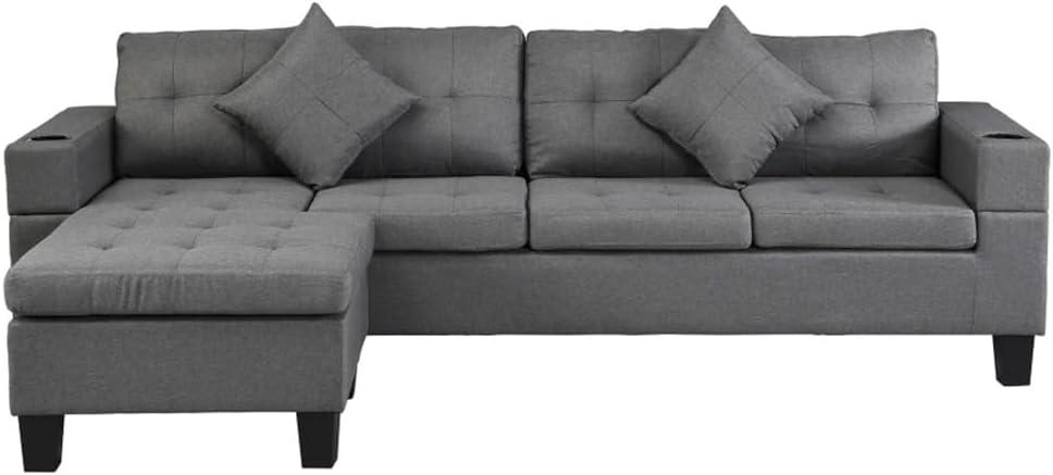Our Review: Stylish and Comfortable L-Shaped Sectional Sofa Set