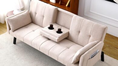 Making Small Spaces Cozy: Exploring the KEIKI 70″ Loveseat Sofa Bed