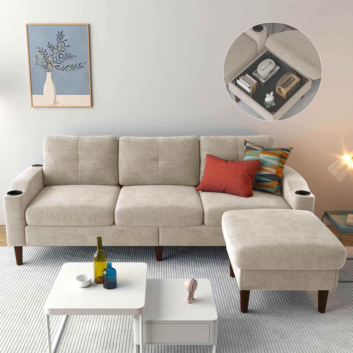 Finding Comfort and Convenience: Exploring a Space-Savvy L-Shaped Sofa