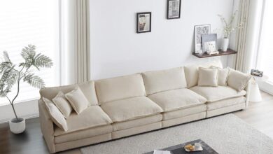 Exploring Comfort and Style with a Customizable 4-Seater Modular Sofa