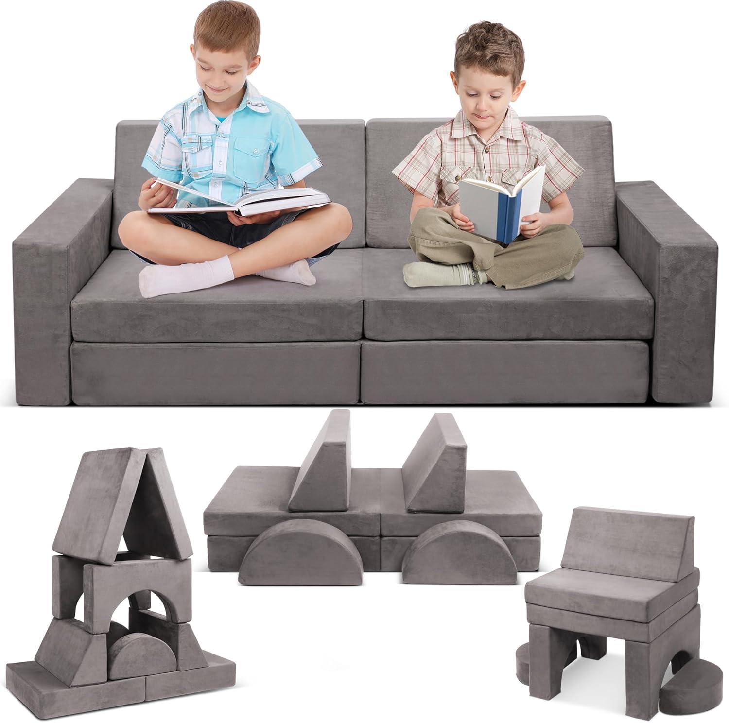 Unleashing Creativity with the Betterhood 10-Piece Modular Play Couch