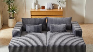 Spacious Comfort Unveiled: Exploring the Plush 87″ Oversized Sectional Lounge