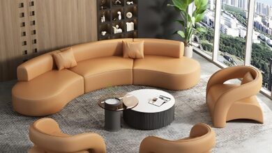 Discovering Comfort and Style with the Modern Modular Faux Leather Sofa Set