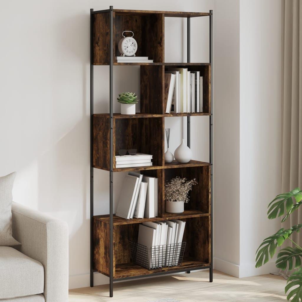 Elevate Your Space with the Sleek and Sturdy Smoked Oak Bookcase