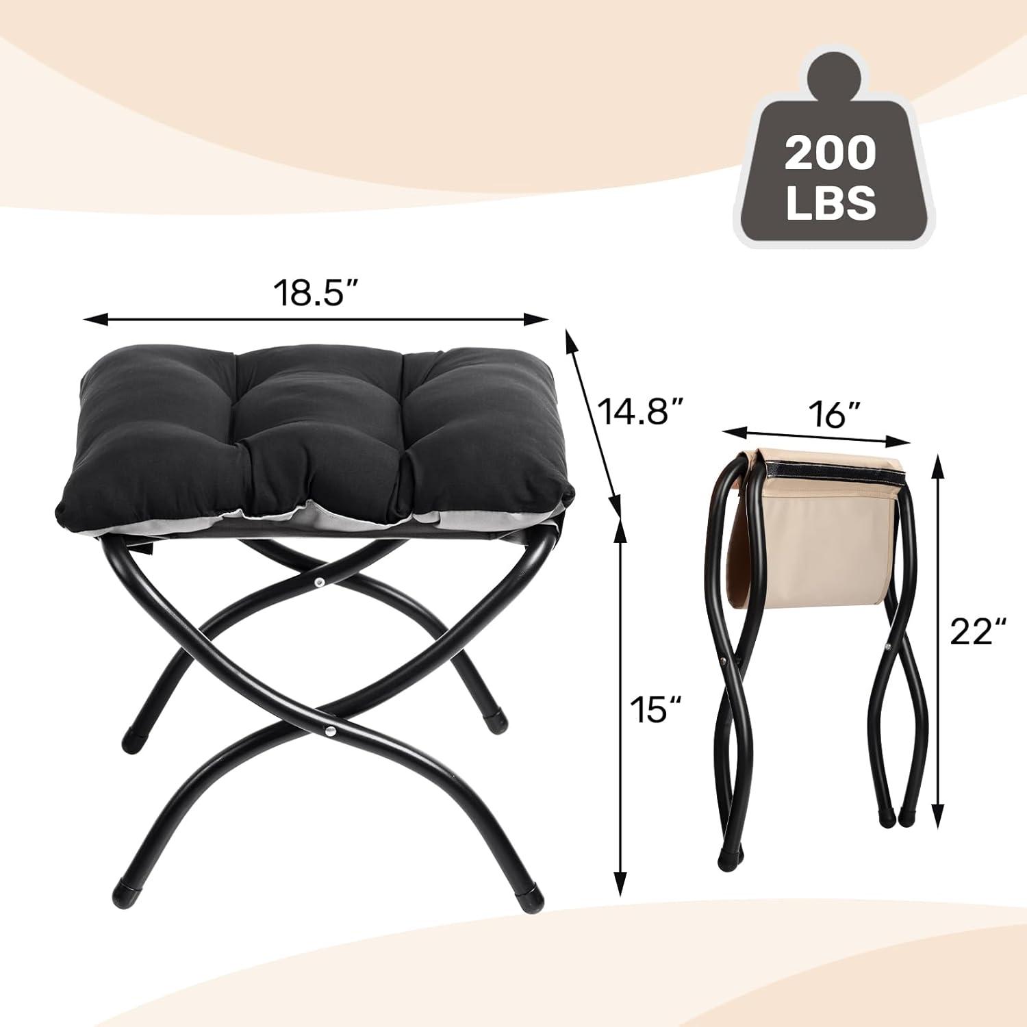 our Cozy Experience with the HollyHOME Lazy Chair & Ottoman Set