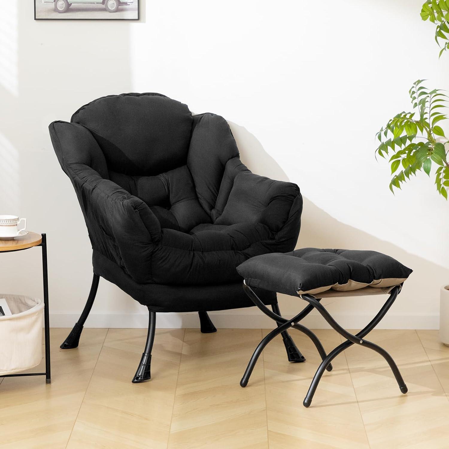 our Cozy Experience with the HollyHOME Lazy Chair & Ottoman Set