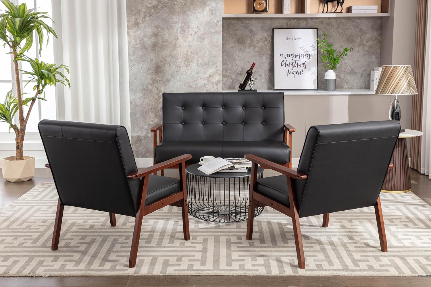 Our Honest ‍Take ⁤on the JIASTING Mid Century Loveseat & Chairs Set