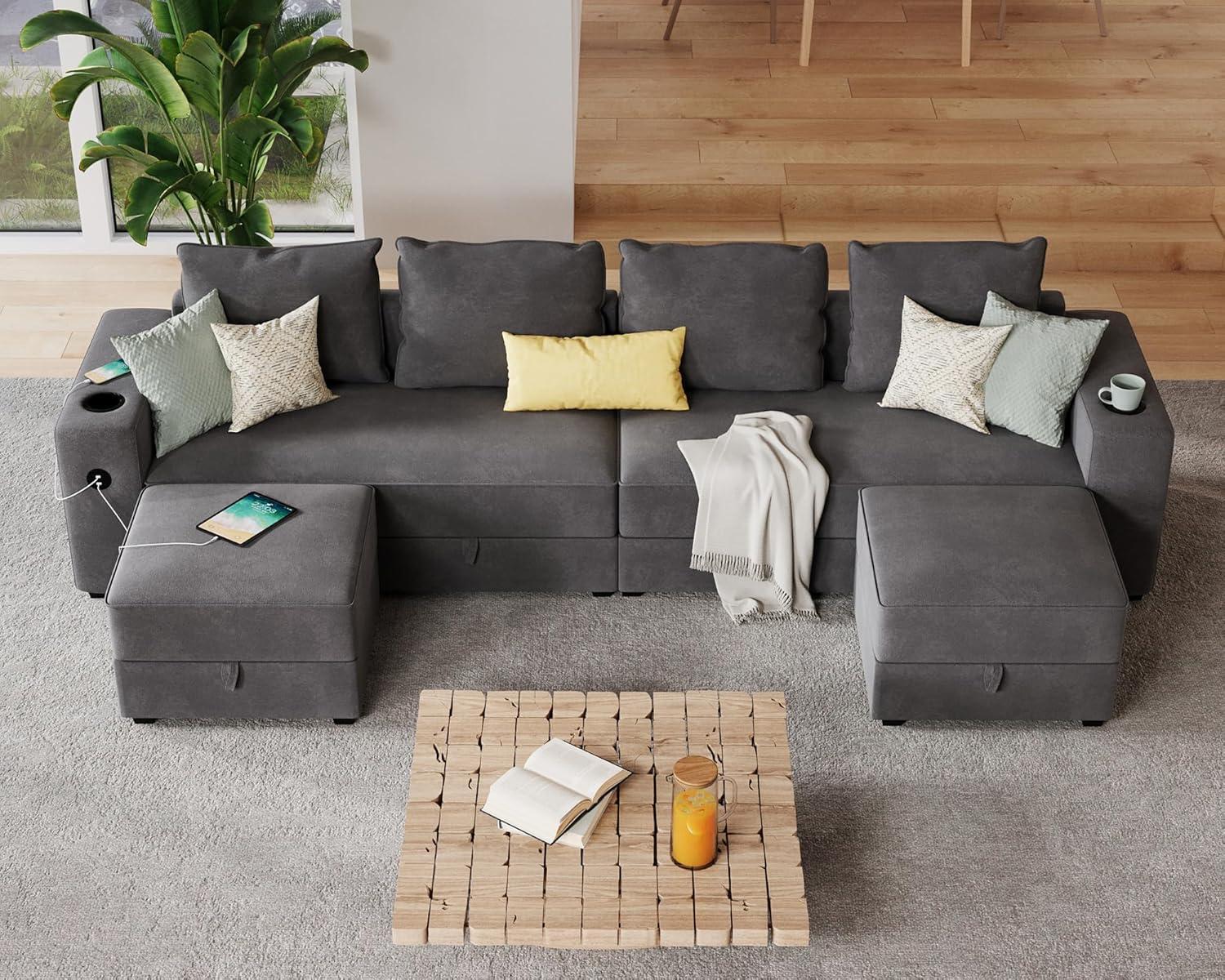 Our Honest Take: PaPaJet Modular Sofa with USB & Storage