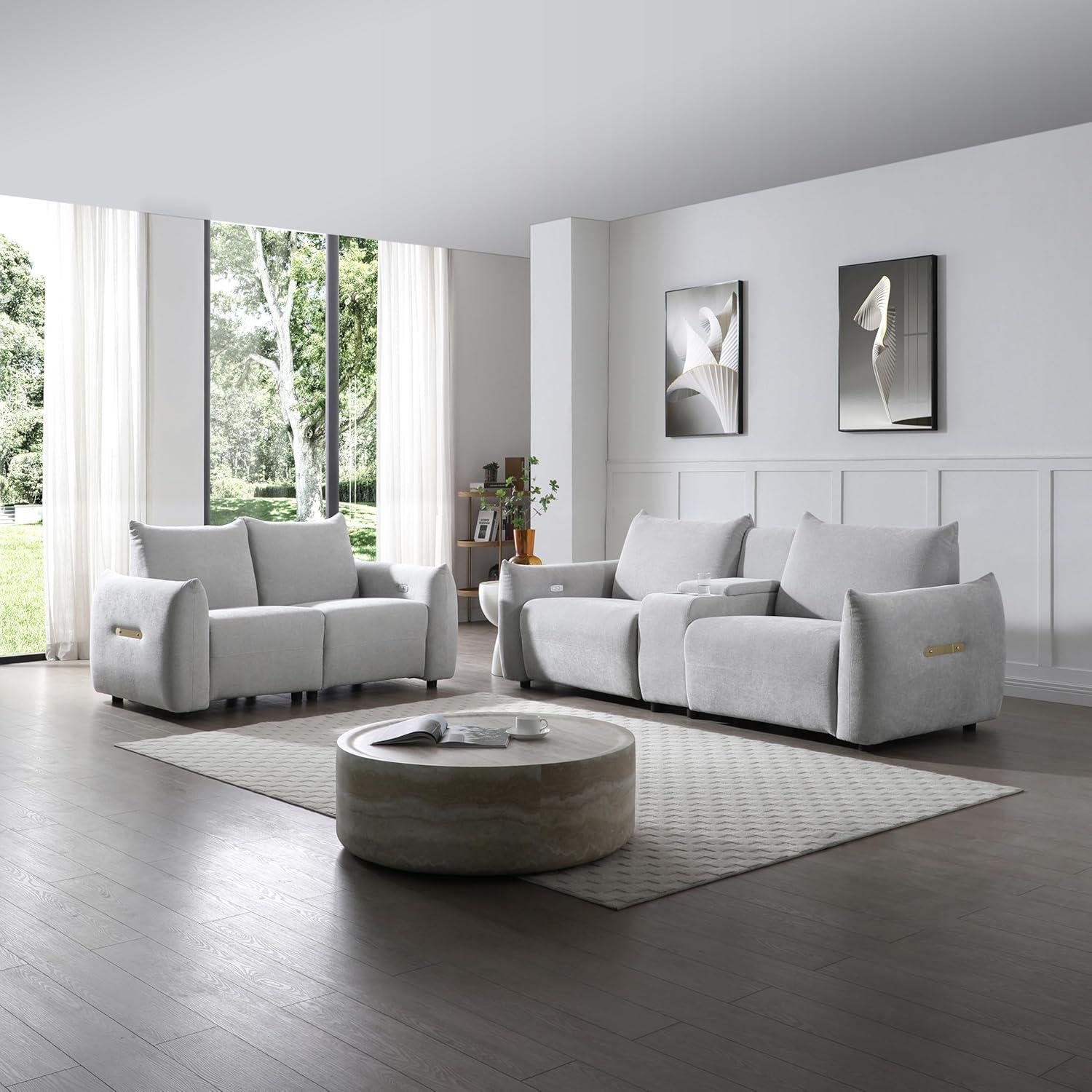 Our ​Take on the Power Recliner Sofa Set with⁢ USB & LED Features