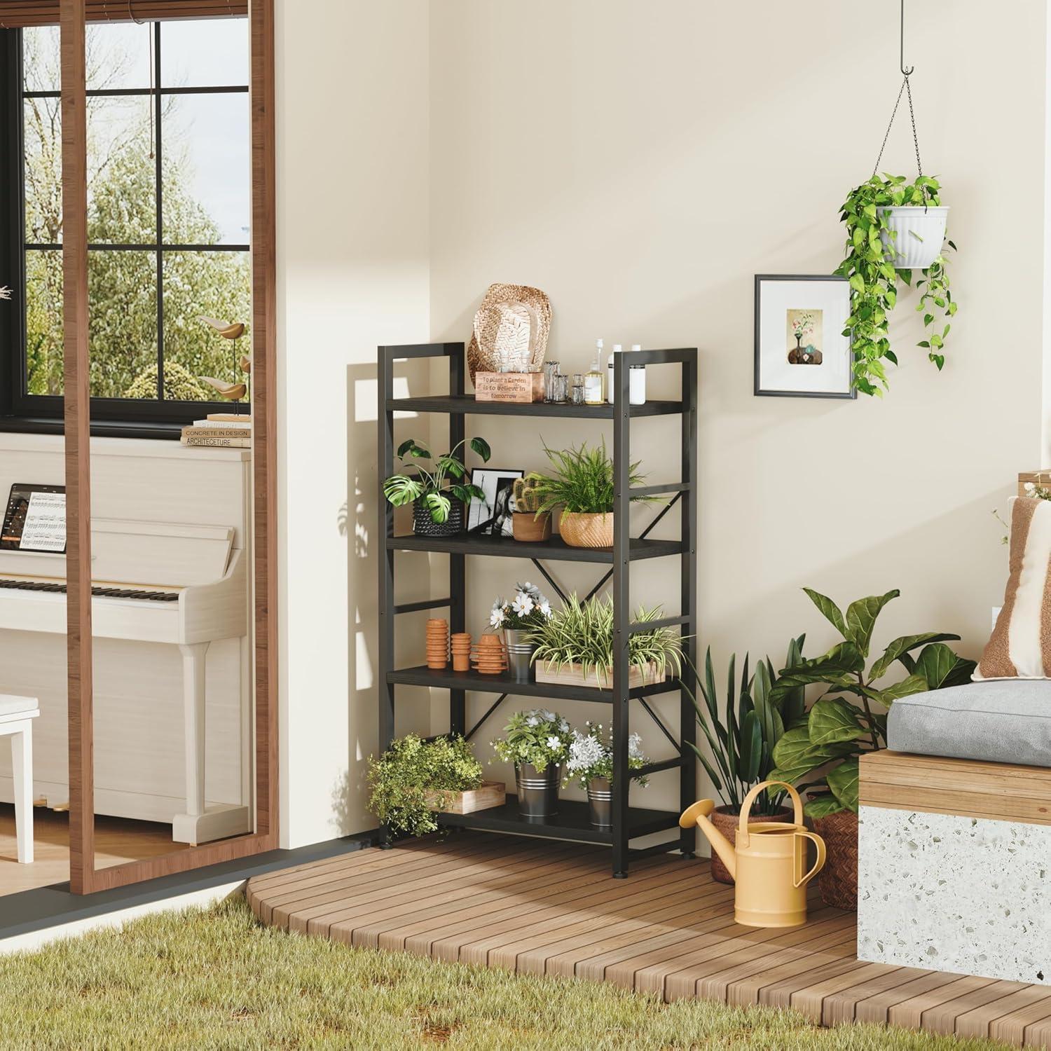 Compact and Sturdy: Discovering the VERMESS ⁤4-Tier Bookshelf's Balance