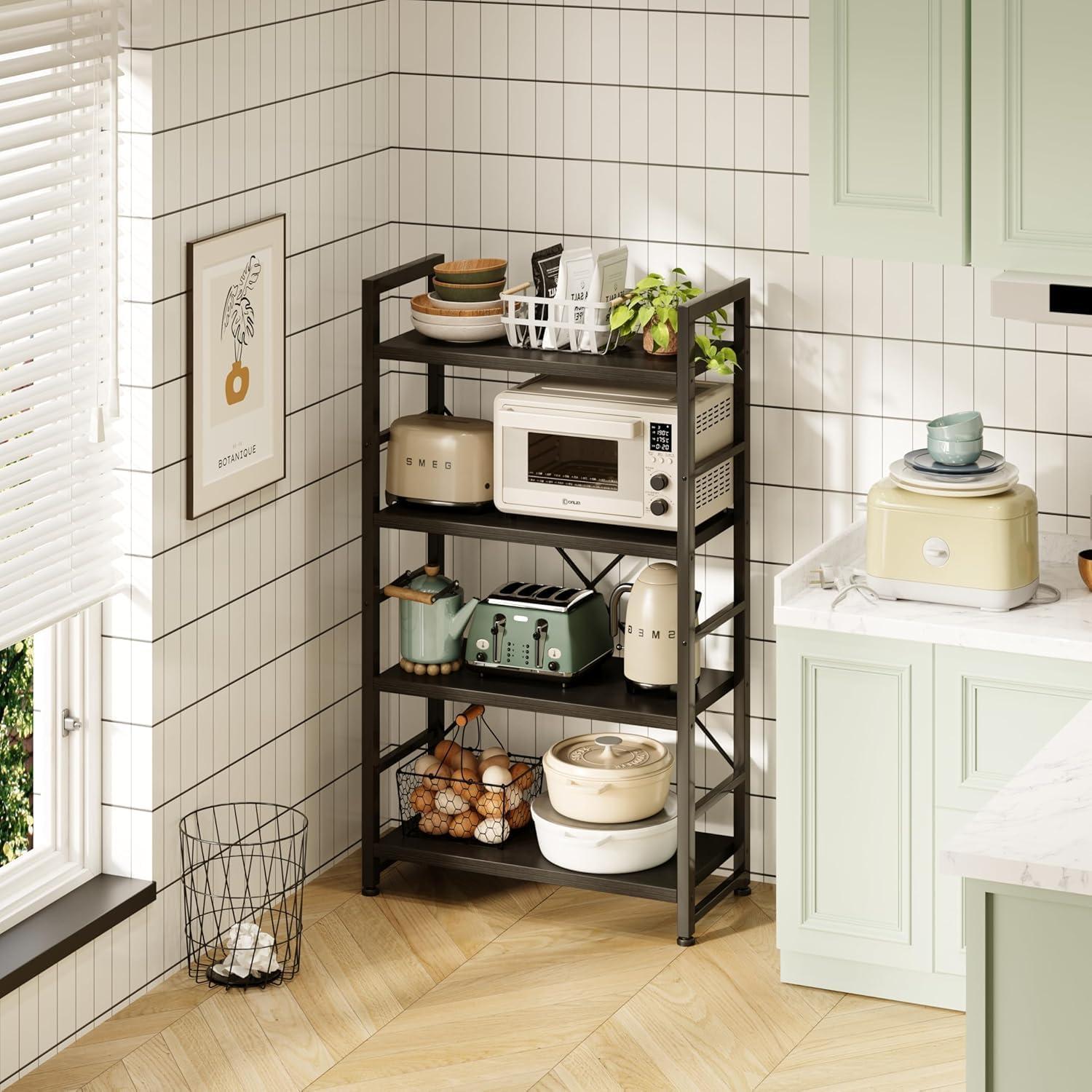 Compact and Sturdy: Discovering the ‌VERMESS 4-Tier Bookshelf's Balance