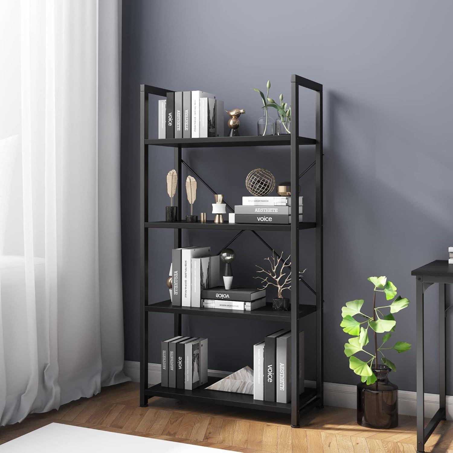 Compact‌ and Sturdy: Discovering ⁤the VERMESS⁢ 4-Tier Bookshelf's⁤ Balance