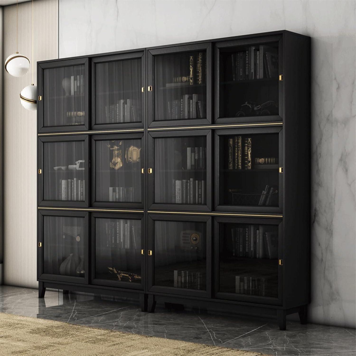 Discovering Elegance: Our ‌Take on the Black⁤ & White Sliding Door Bookcase