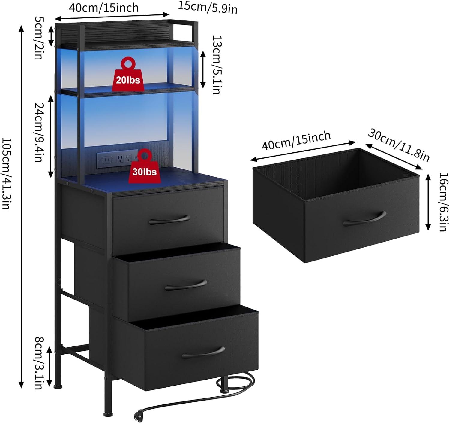 Discovering Fixwal's ⁤41-Inch Nightstand: ⁣Stylish Storage ⁤Meets Smart Charging