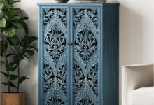 Discovering Function And Style A Blue Accent Cabinet For Every Space