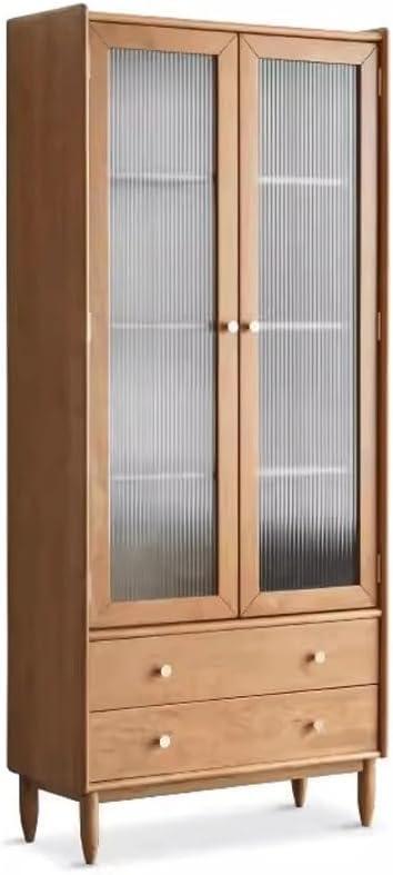 Discovering Spacious Elegance A Solid Wood Cherry Bookcase For Every Room