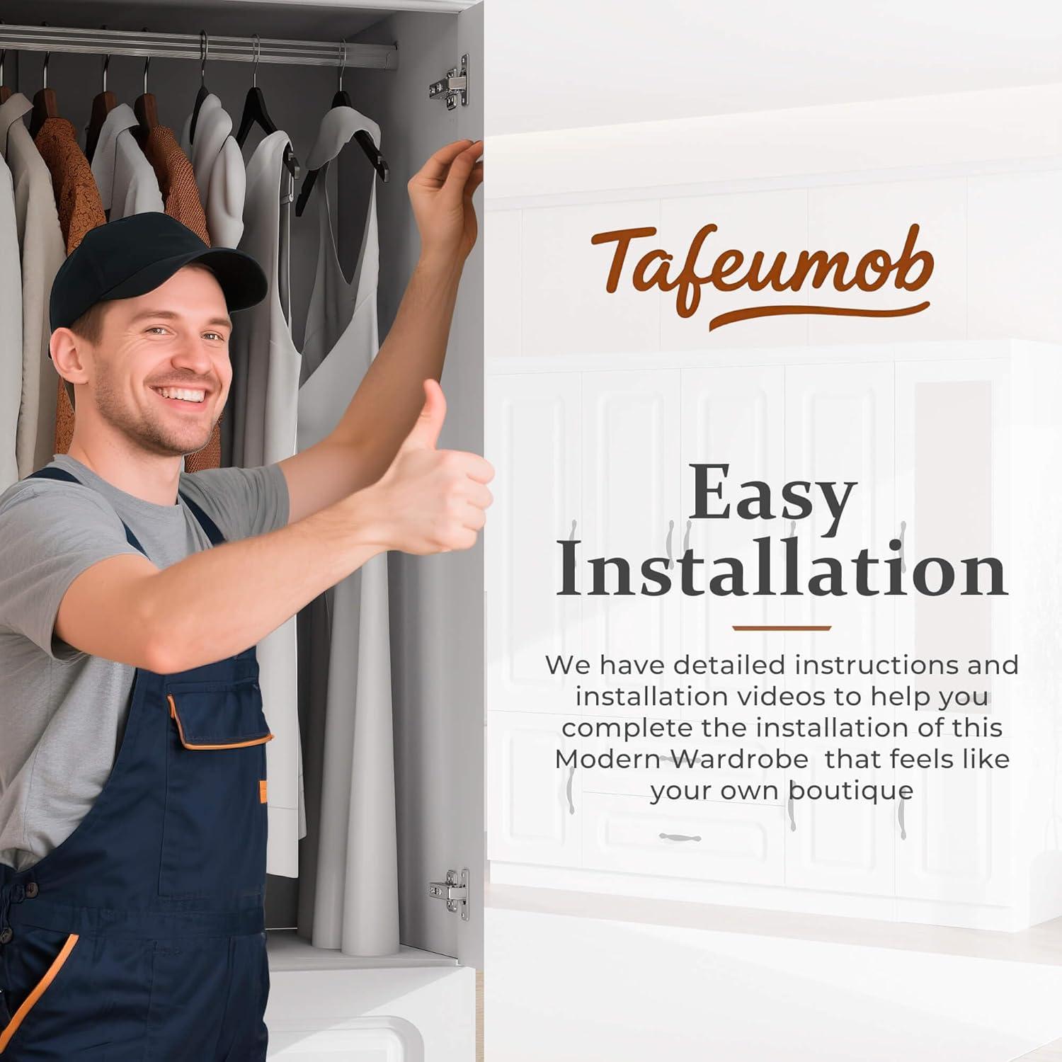 Discovering Spacious Style: A Modern 5-Door Wardrobe with Drawers⁢ & Mirror