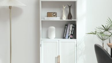 Discovering Style And Storage Our Take On The Arched 5 Tier Bookshelf