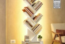 Discovering The Versatile Charm Of The Hoctieon 6 Tier Tree Bookshelf With Led Lights