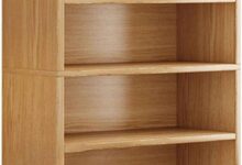 Elevate Any Room With A Tall 6 Shelf Wooden Bookcase For Stylish Storage
