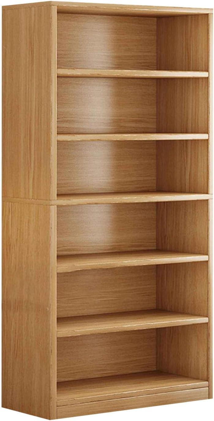 Elevate Any Room With A Tall 6 Shelf Wooden Bookcase For Stylish Storage