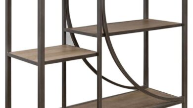 Elevate Your Space With The Dria 75 Inch Bookcase Sleek Design