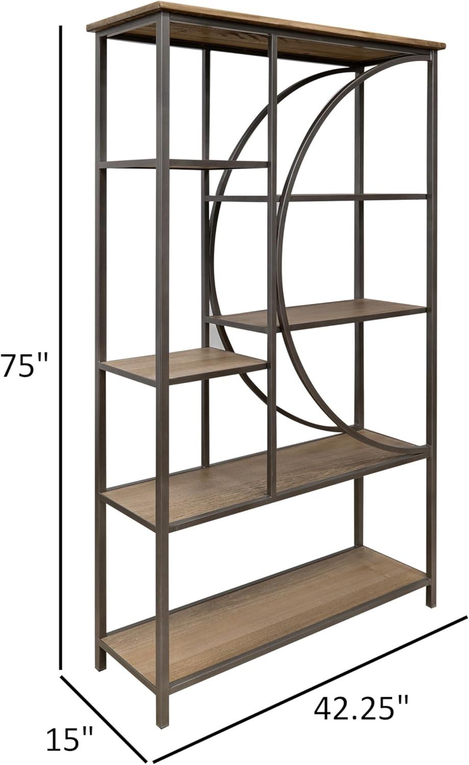 Elevate Your Space with‍ the Dria 75-Inch ‍Bookcase's Sleek Design